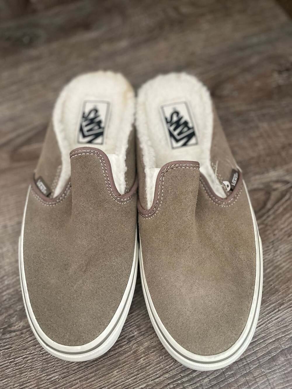 Vans Cozy Classic Slip-On Mule Size 7.5 Men 9.0 Women Walnut